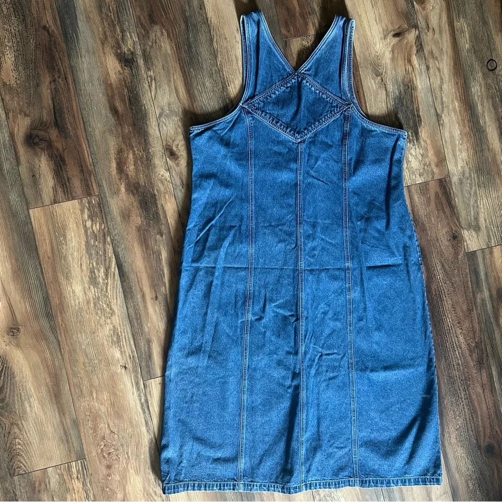 90s Tweety & Sylvester Looney Tunes Denim Maxi Dress - Picture 7 of 7